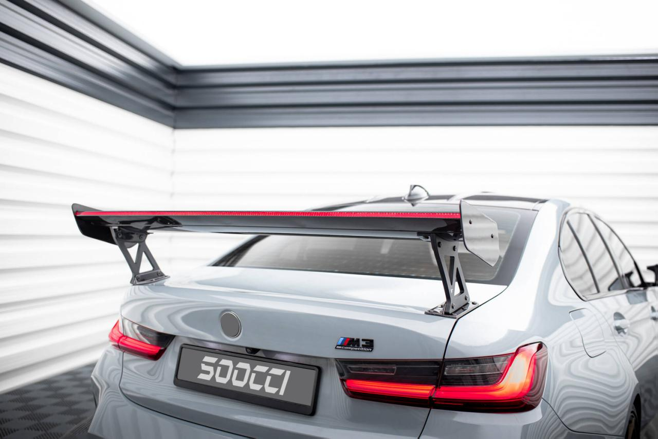 G80 / G82 G83/G87 M-ax Type LED Lighted Rear Spoiler (With Mounting Base)
