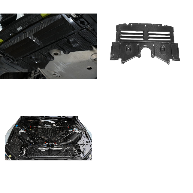 G8X M2 M3 M4 Vented Oil Cooler Guard