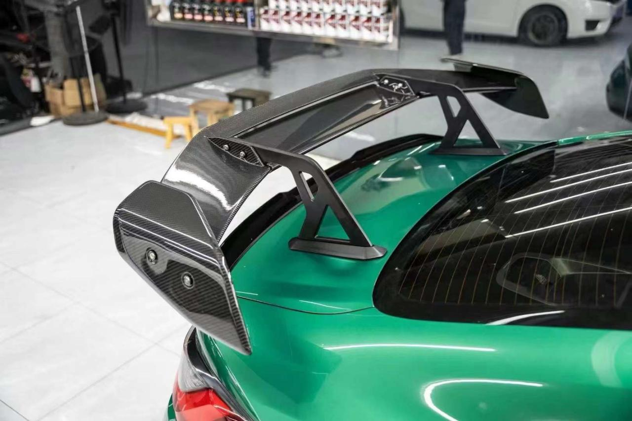 G87/G42/G80 / G82 G83 A-D R3 Type Swan Neck Rear Spoiler (With Mounting Base)